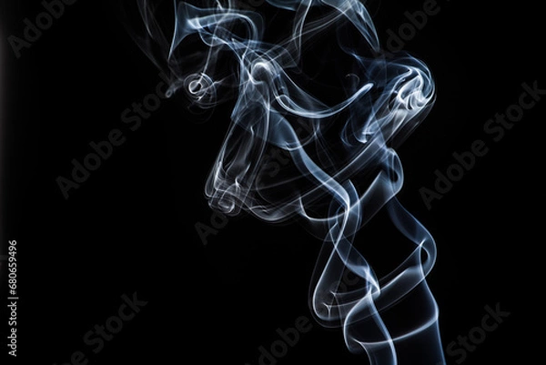 Obraz Wallpaper smoke background captured from incense stick.