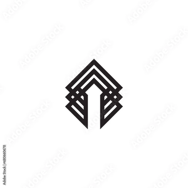Fototapeta Initial Letter a Logo Vector Design 