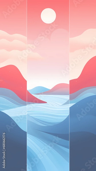 Fototapeta Landscape wallpaper