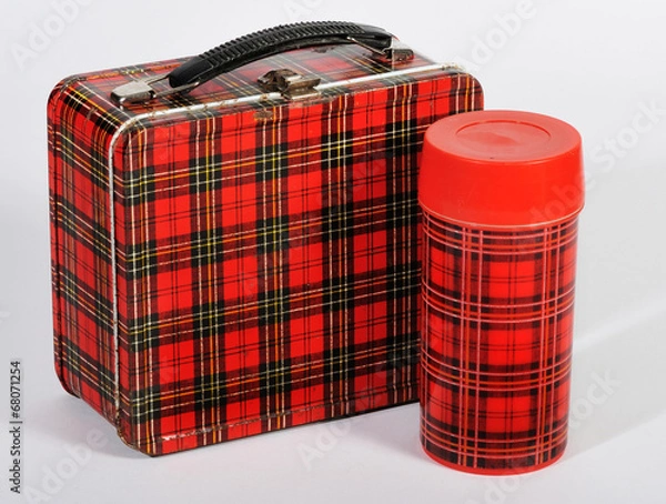 Fototapeta Retro lunch box