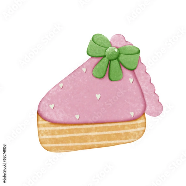 Obraz cake with strawberry