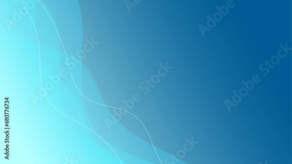 Fototapeta abstract blue background with water motion.