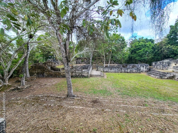 Fototapeta Maya Ruins in the Jungle