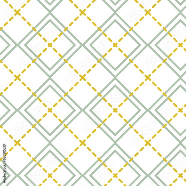 Fototapeta Digital png illustration of green shapes on transparent background