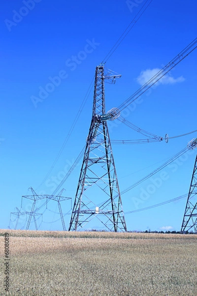 Obraz Electrical power lines