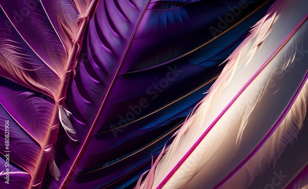 Obraz Feathers pattern abstract