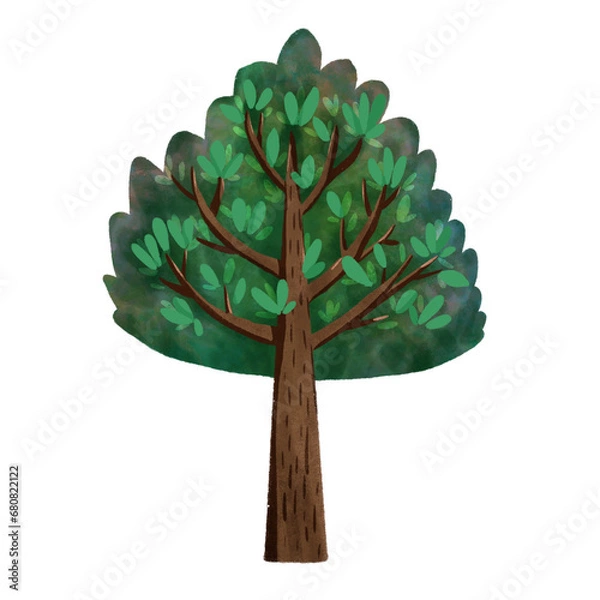 Fototapeta tree illustrations 