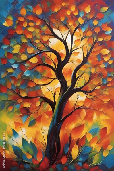 Obraz It's a beautiful, ideal landscape image. Generating AI