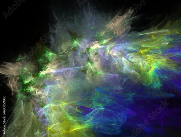 Obraz Imaginatory fractal abstract background Image