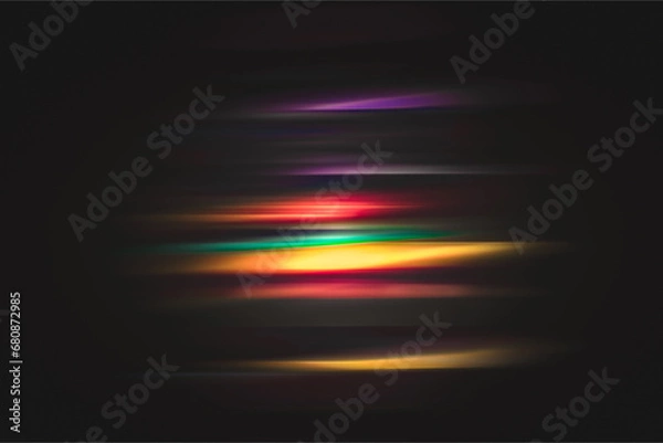 Obraz colored background, colored stripes on a dark background