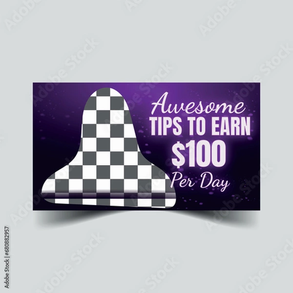 Fototapeta Thumbnail Design For media