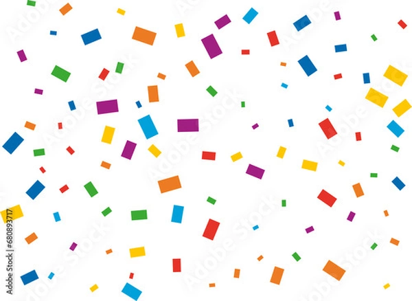 Obraz Rectangular Rainbow Confetti