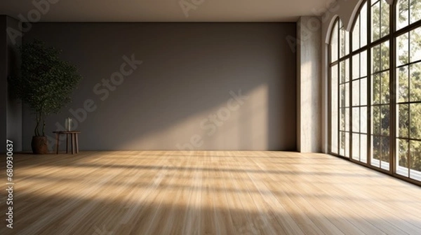 Fototapeta Modern blank interior