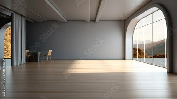 Fototapeta Modern blank interior