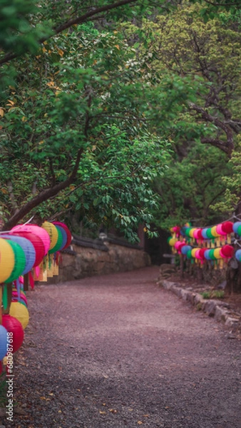 Obraz 사찰 숲속길(Temple forest road)