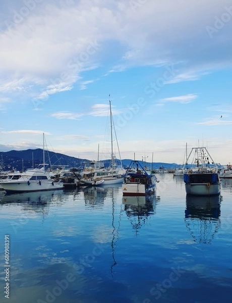 Obraz boats in the harbor