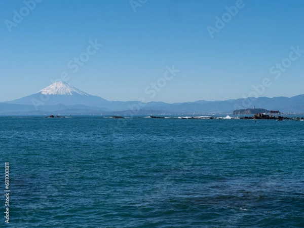 Fototapeta 海岸の風景、葉山からの眺め