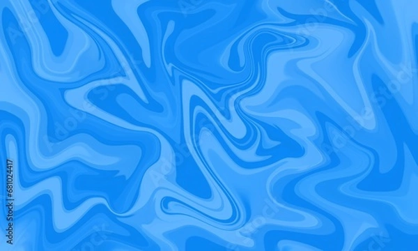 Fototapeta Light blue fluid abstract background illustration