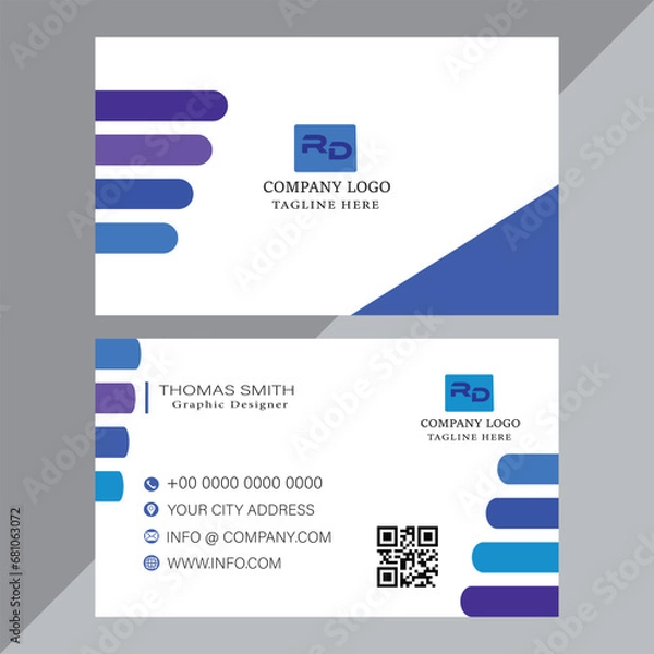 Obraz creative business card cellarful using adobe illustrator.