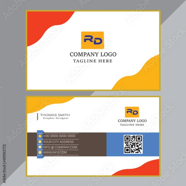 Obraz creative business card cellarful using adobe illustrator.