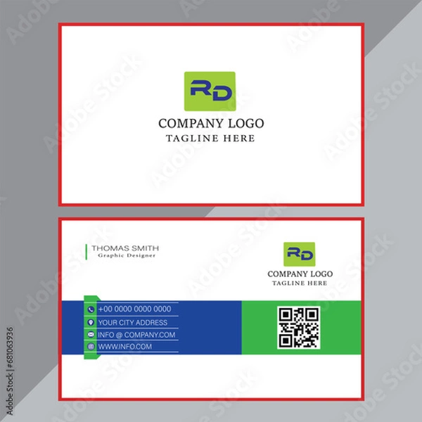 Obraz creative business card cellarful using adobe illustrator.