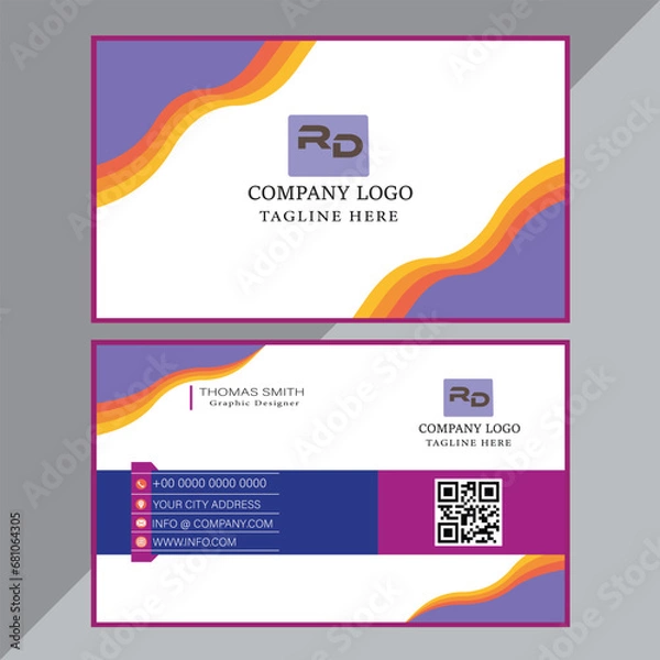 Obraz creative business card cellarful using adobe illustrator.