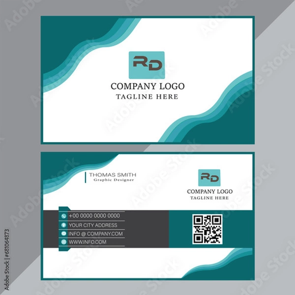 Obraz creative business card cellarful using adobe illustrator.