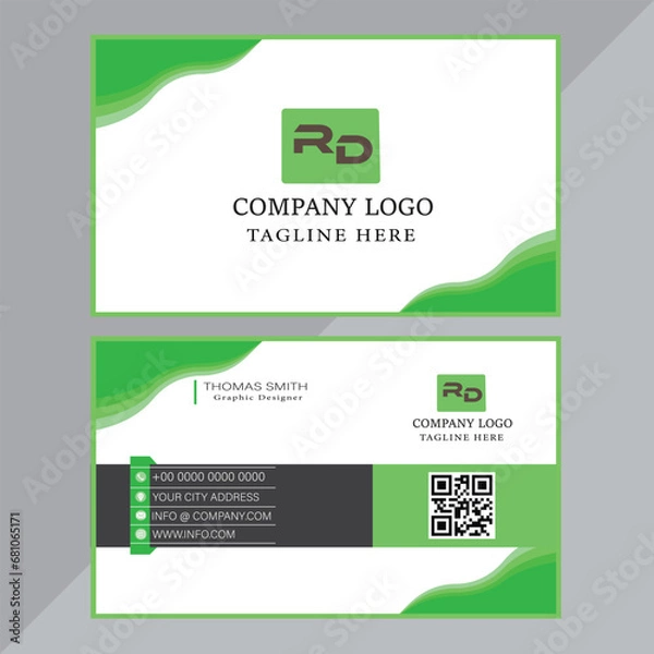 Obraz creative business card cellarful using adobe illustrator.