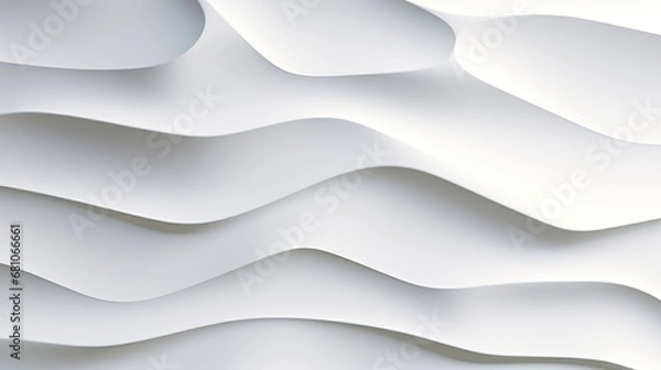 Fototapeta background seamless subtle white glossy soft polygonal and shapes abstract wavy embossed marble displacement