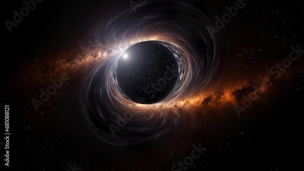 Obraz a nice astronomical shot of a black hole
