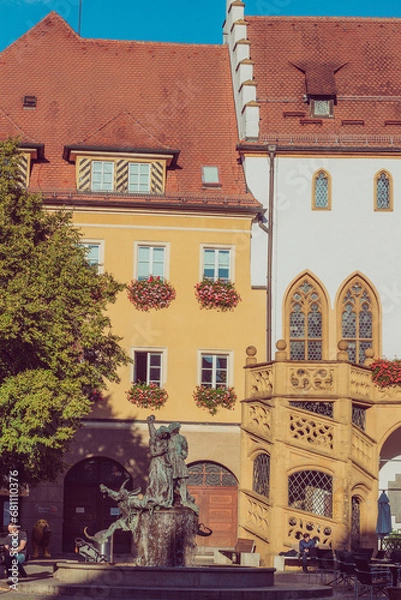 Obraz old town street
