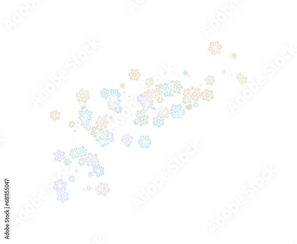 Obraz Transparent floral splash