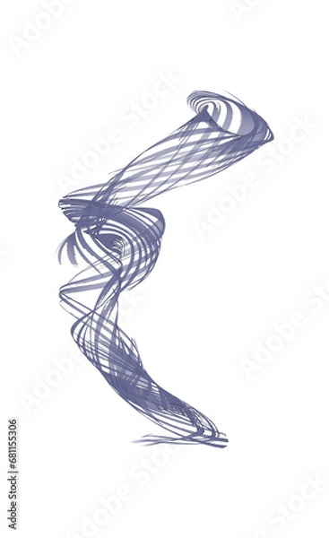 Obraz Transparent light effect. Magic glowing trail