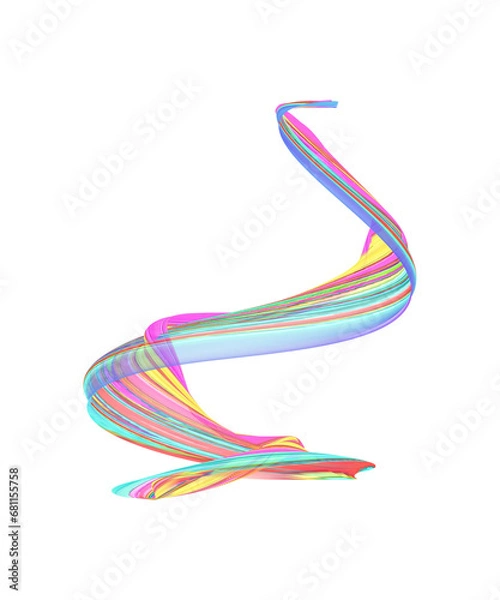 Obraz Transparent light effect. Magic glowing trail