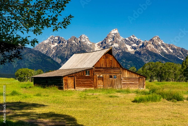 Obraz Mormon Barn in Teton