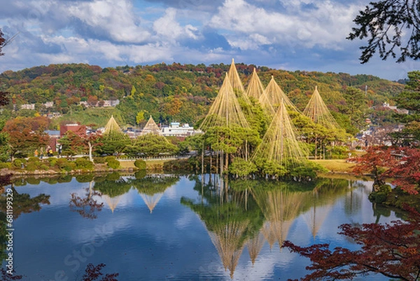 Obraz 金沢 兼六園秋景色