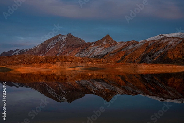 Fototapeta reflection in the lake