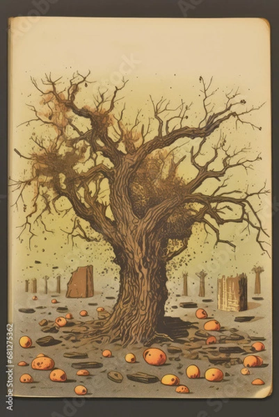 Fototapeta Fruitless Fruit Tree