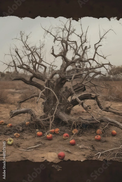 Fototapeta Fruitless Fruit Tree