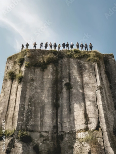 Fototapeta People Above