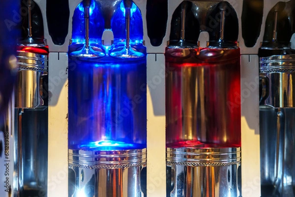 Fototapeta automobile engine working