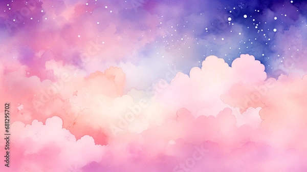 Fototapeta background with clouds