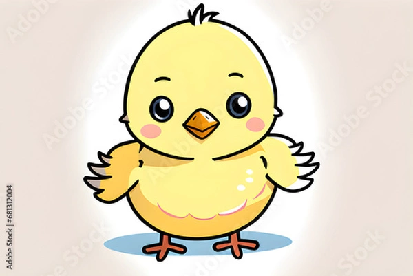Fototapeta chick. Generative AI
