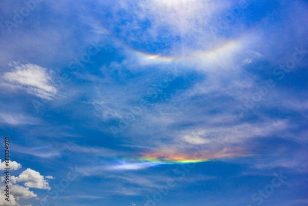 Obraz blue sky with clouds