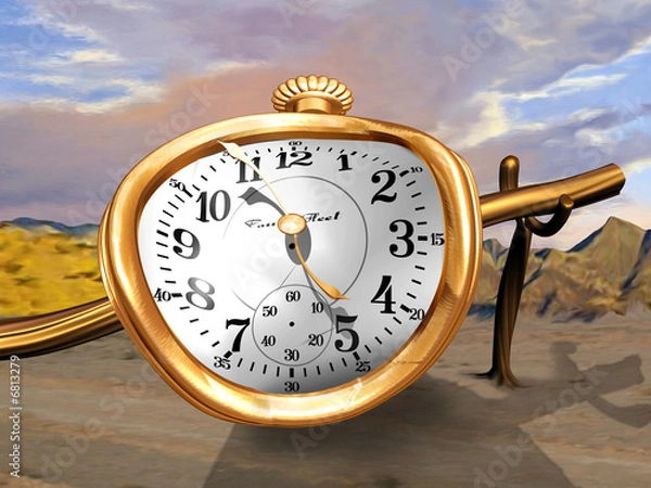 Obraz Zegarek topnienia