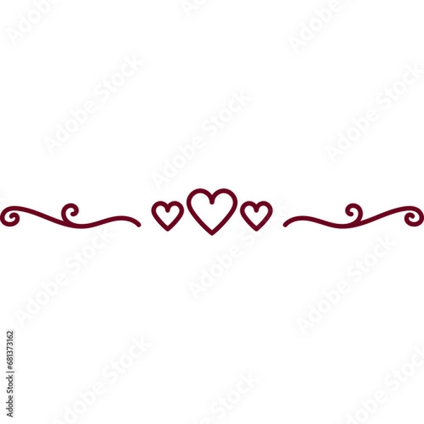 Obraz Doodel Love Divider