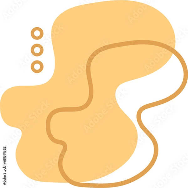 Fototapeta Abstract Circle Blob Shape
