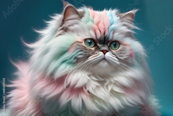 Fototapeta the persian cat adorable sweet very fluffy