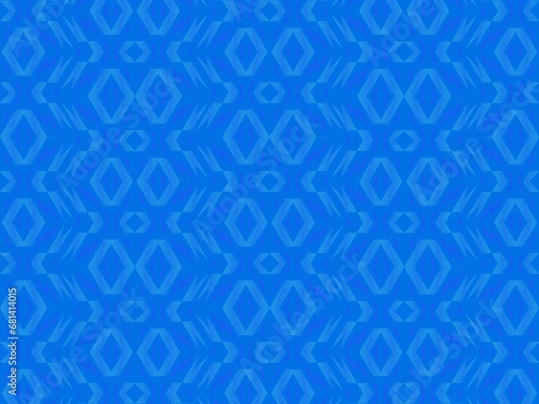 Fototapeta Modern blue background. Abstract background with cool seamless pattern. Gradient blue.