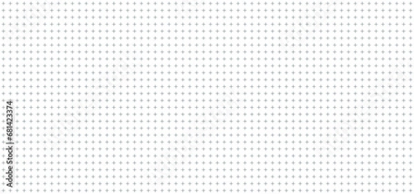 Obraz cross pattern with plus sign. mathematics geometry background texture. seamless cross